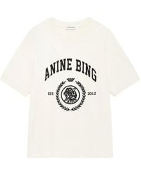 Anine Bing - Jaylin Graphic-Print T-Shirt - Lyst