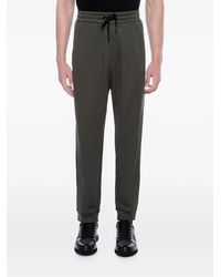 Giorgio Armani - Drawstring Logo-Patch Track Pants - Lyst