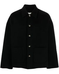Nanushka - Seger Wool-silk Shirt Jacket - Lyst