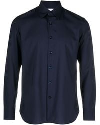 PT Torino - Straight-point Collar Wool Shirt - Lyst
