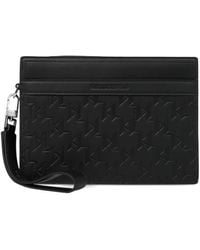 Karl Lagerfeld - Clutch Mit Logo-Prägung - Lyst