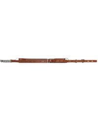Hed Mayner - Chain-Link Leather Belt - Lyst