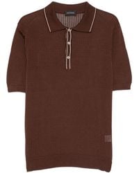 Tagliatore - Buttoned Polo Shirt - Lyst