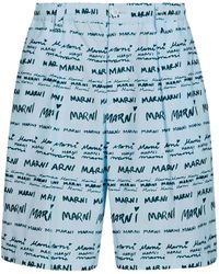 Marni - Mega Poplin Shorts - Lyst