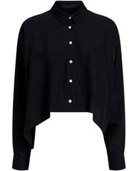 Proenza Schouler - Draped Button-Up Shirt - Lyst