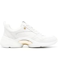 MICHAEL Michael Kors - Logo-Plaque Lace-Up Sneakers - Lyst