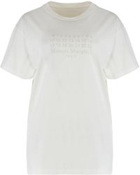 Maison Margiela - Numeric Cotton Jersey T-Shirt - Lyst