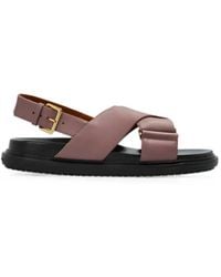 Marni - Criss-Cross Buckled Sandals - Lyst