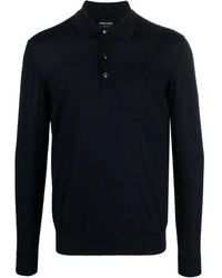 Giorgio Armani - ロングスリーブ ポロシャツ - Lyst