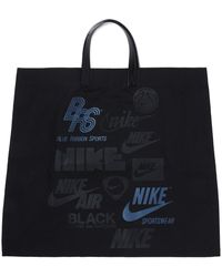 COMME DES GARÇON BLACK - X Nike Logo-print Tote Bag - Lyst
