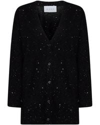 Kaos - V-Neck Sequin-Embellished Cardigan - Lyst