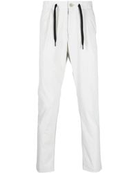 Herno - Drawstring-Waist Cropped Trousers - Lyst