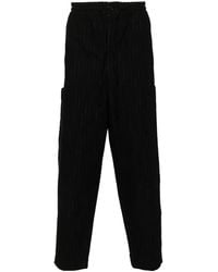 KENZO - Cargo Broek Met Krijtstreep En Toelopende Pijpen - Lyst