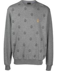 Billionaire - Logo-Print Cotton Sweatshirt - Lyst