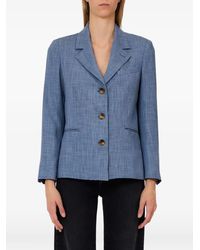 Liu Jo - Button Notched Jacket - Lyst