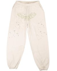 Sp5der - Logo-Print Star-Detail Track Pants - Lyst