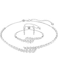 Swarovski - Crystal-Embellished Jewellery Set Of 3 Pieces - Lyst