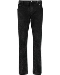 Dolce & Gabbana - Gerade Jeans mit Stone-Wash-Effekt - Lyst