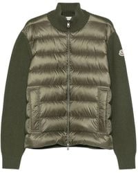Moncler - Gefütterter Cardigan mit Reißverschluss - Lyst