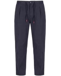 Kiton - Pleated Drawstring Trousers - Lyst