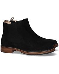 Astorflex - Elastic-Panel Suede Boots - Lyst