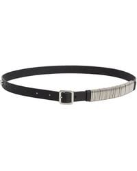 Jil Sander - Leather Metal-Ring Belt - Lyst