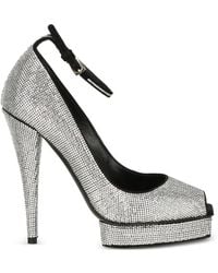 Tom Ford - Crystal-Embellished Platform Sandals - Lyst