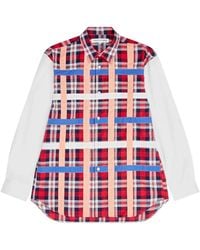 Comme des Garçons - Plaid-Pattern Shirt - Lyst