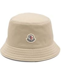 Moncler - Reversible Logo-Patch Bucket Hat - Lyst