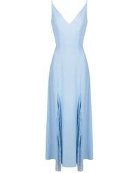 Lethicia Bronstein - Georgia Lace-Panel Maxi Dress - Lyst