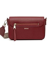 DKNY - Medium Bryant Ave Zip Cross Body Bag - Lyst