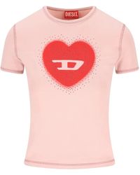 DIESEL - T-Shirt À Logo Imprimé - Lyst