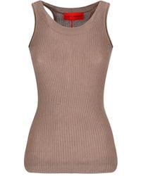 Wild Cashmere - Ribbed Tank Top - Lyst