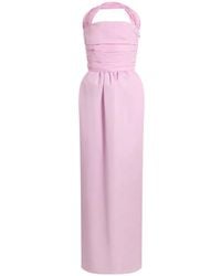 Patou - Halterneck Maxi Dress - Lyst