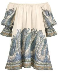 BOTEH - Mini Arcadia Paisley-Print Dress - Lyst