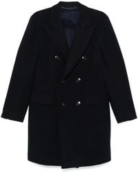 Canali - Wool Coat - Lyst