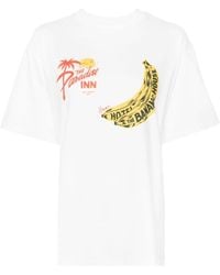 ALÉMAIS - Banana Cotton T-shirt - Lyst