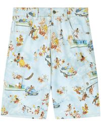 Off-White c/o Virgil Abloh - Fresco-Print Shorts - Lyst