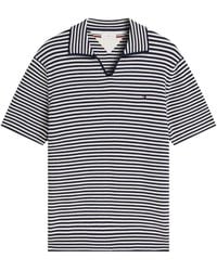 Tommy Hilfiger - Horizontal-Stripe Logo-Detail T-Shirt - Lyst