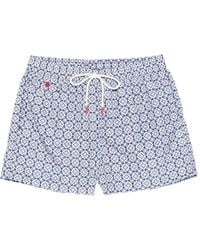 Kiton - Floral-Print Swim Shorts - Lyst
