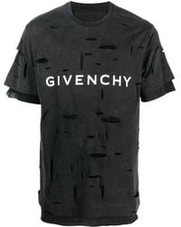 Givenchy - Camiseta con logo estampado - Lyst