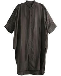 Omar Afridi - Vertical-Stripe Epaulette Shirt - Lyst