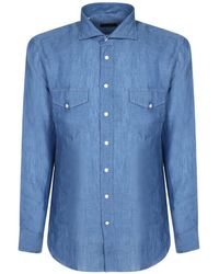 Dell'Oglio - Western-Style Button-Down Shirt - Lyst