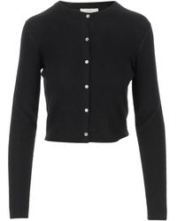 Vince - Cardigan mit rundem Ausschnitt - Lyst