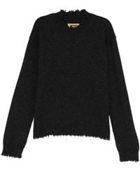 Uma Wang - Pull À Manches Longues Et Effet Usé - Lyst