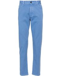Zegna - Garment-dyed Slim-cut Jeans - Lyst