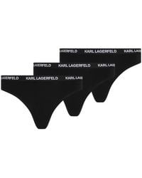 KARL LAGERFELD - Logo-Waistband Briefs - Lyst