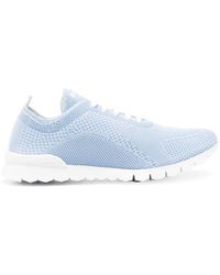 Kiton - Fit Lace-up Mesh Sneakers - Lyst
