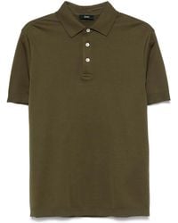 Herno - Knitted Polo Shirt - Lyst