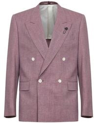 Lardini - Double-Breasted Blazer - Lyst